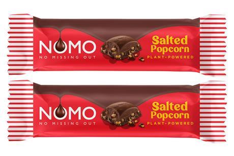 Nomo Salted Popcorn Chocolate Bar