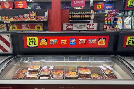 Iceland adds sensor technology to instore advertising