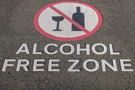 alcohol free zone