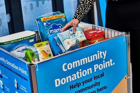 Aldi donation point