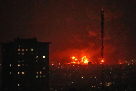 Iranian oil storage facility