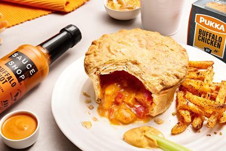 Pukka - Sauce Shop Buffalo Chicken Pie - 2100x1400