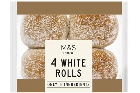 M&S only 5 ingredient rolls