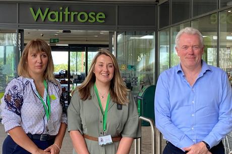 Lucy Brown & Nicki Juniper with James Sutherland MP - Waitrose Bracknell (L-R) 2