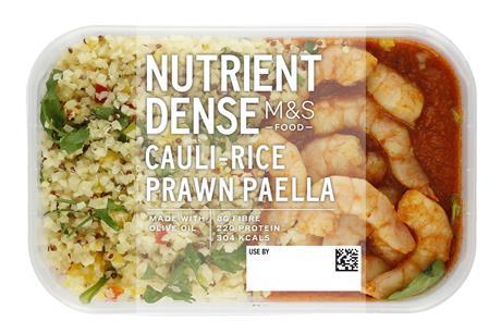 M&S Nutrient Dense Prawn Paella