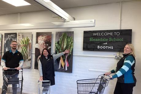 Bleasdale school for special needs gets Booths store