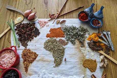 spices world map