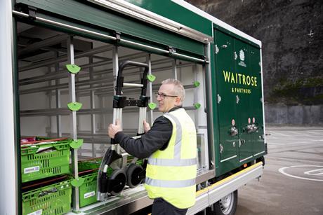 waitrose home delivery worker staff partner