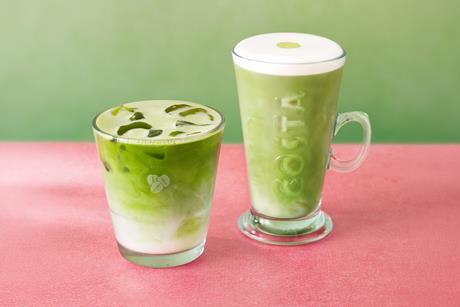 Costa Hot Matcha Latte and Iced Matcha Latte