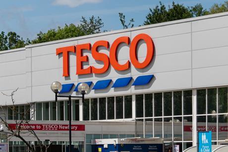 tesco store sign