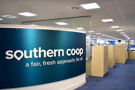 Southern Co-op reception sign