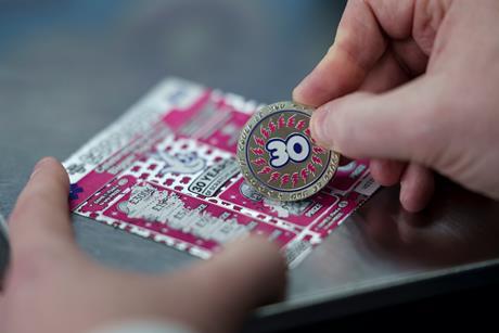 Coin scratching