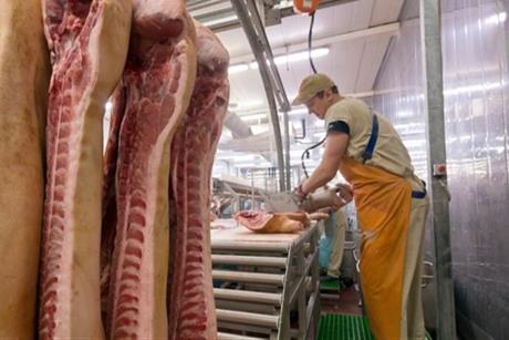 Meat factory carbon dioxide