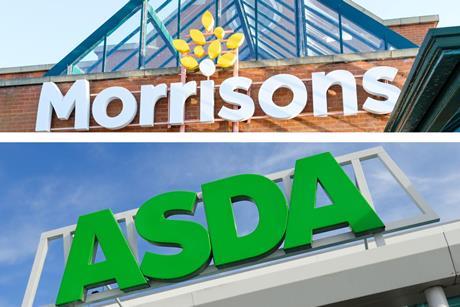morrisons asda signs stores