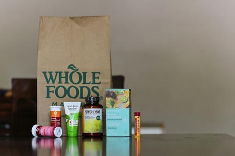 whole foods market suppliments bag