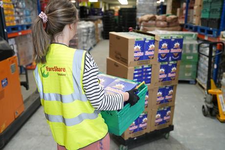 FareShare delivery from Nestle
