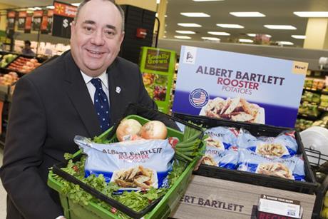 Alex Salmond for Albert Bartlett Rooster potatoes