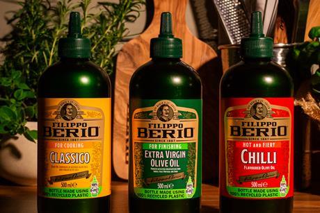 Filippo Berio squeezy bottles