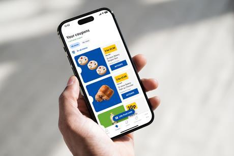 lidl plus app retail media mockup coupons loyalty card