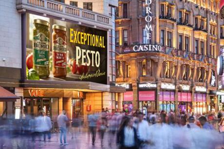 OOH Display at the Screen on Leicester Square