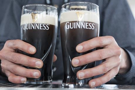 Diageo denies Guinness sale - two pint glasses