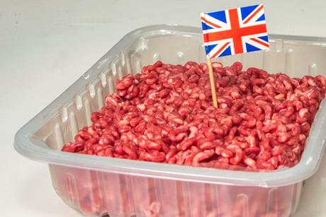 british beef mince flag uk