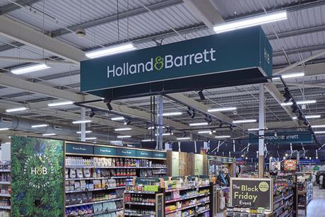 Holland & Barrett Tesco concessions