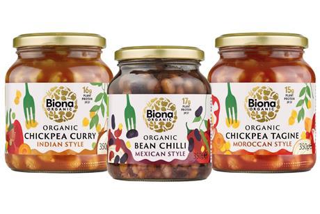 Biona jarred ready meals