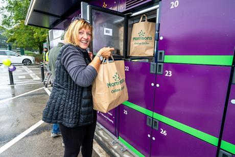Morrisons trials click and collect lockers for online grocery orders