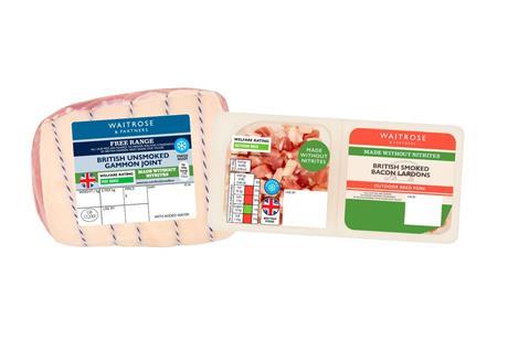 waitrose nitrite free gammon and lardons