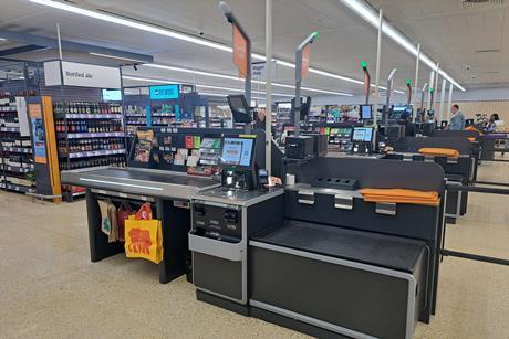 Sainsbury's hybrid self checkout