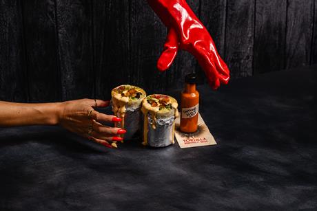 Tortilla Damn That's Hot Burrito