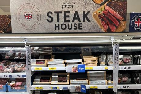 tesco steak range fixture