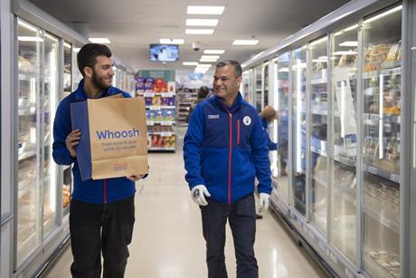 tesco whoosh delivery store colleague