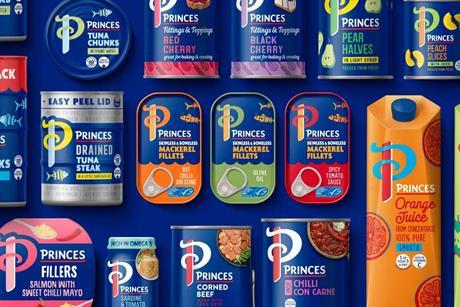 princes tuna range