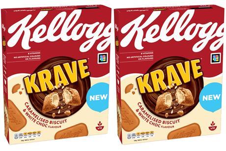Kellogg's Krave Caramelised Biscuit
