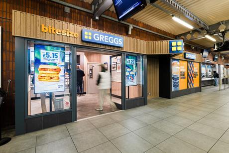 Greggs - New Bitesize Greggs outlet in Sevenoaks train station