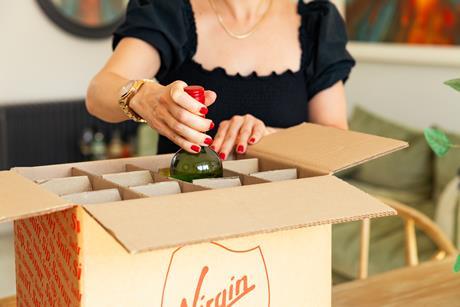 Virgin Wines unboxing