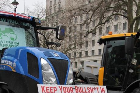 London Feb protests 2