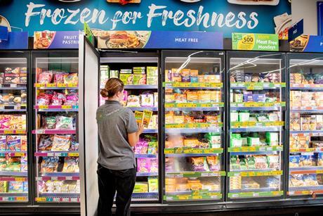 Morrisons Freezer aisle meat free vegan plantbased