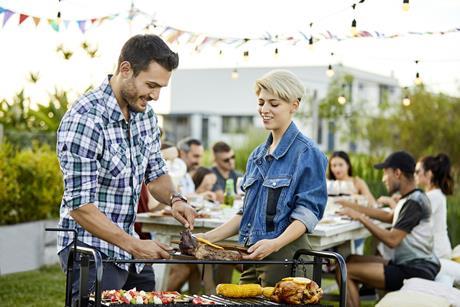 young people at the barbecue - getty