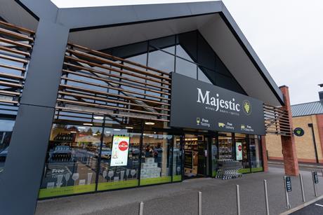Majestic storefront