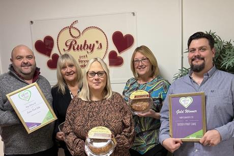 Craig, Wendy, Janine, Adam & Emily in front. Directors of Rubys