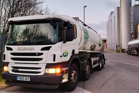 Arla Tanker at Stourton
