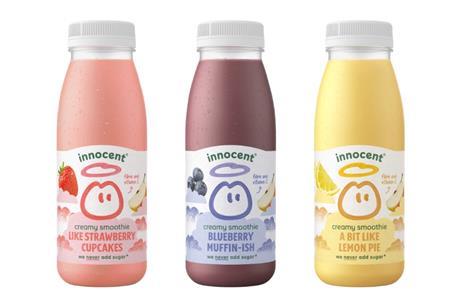 Innocent dessert smoothies