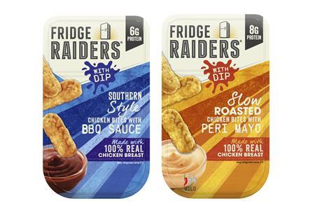 Fridge Raiders chicken bites with dip