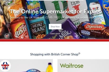 Waitrose British corner shop