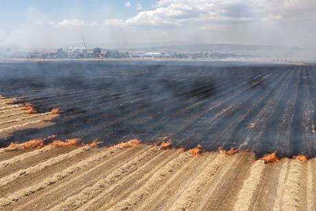 farm field fire wildfire climate global warming GettyImages-1795140803