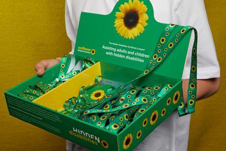 Booths Sunflower Lanyard