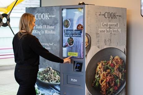 cook ready meals vending machine